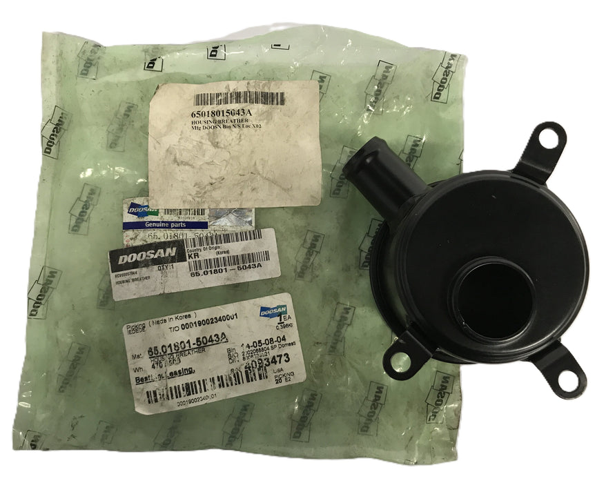 Doosan OEM Breather Housing 9501801-5043A NOS
