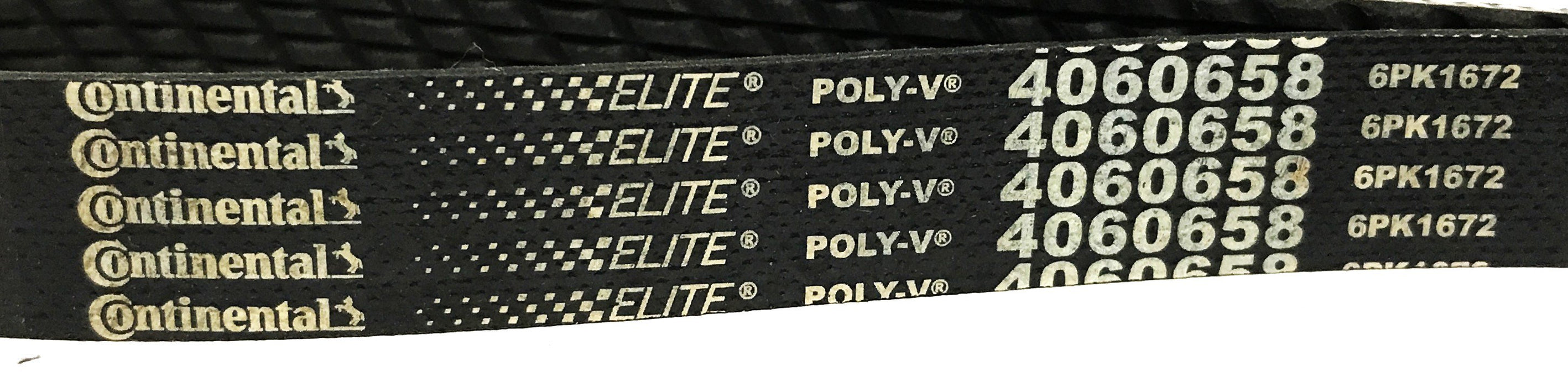 Continental Elite Serpentine V-Belt 4060658 [Lot of 2] NOS