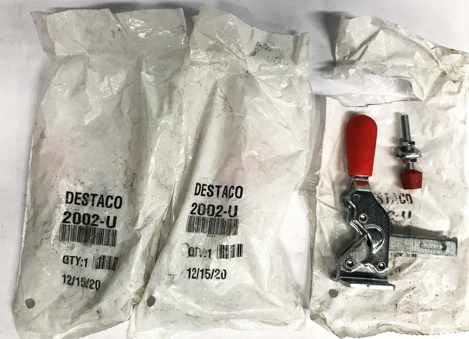 Destaco Vertical Hold Down Toggle Clamp 2002-U [Lot of 3] NOS