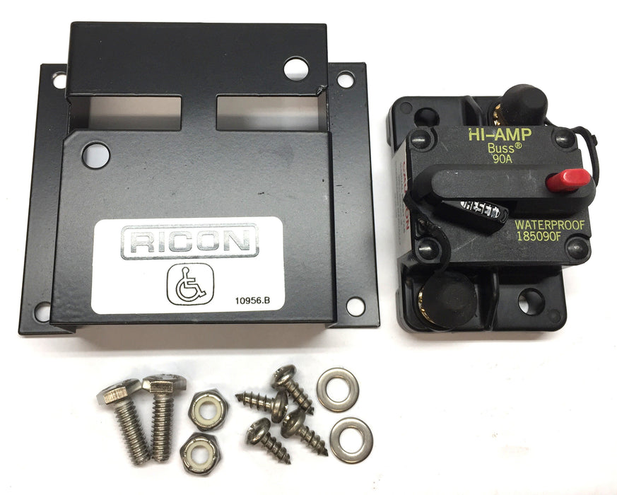 Ricon High-Amp Thermal Circuit Breaker 185090F NOS