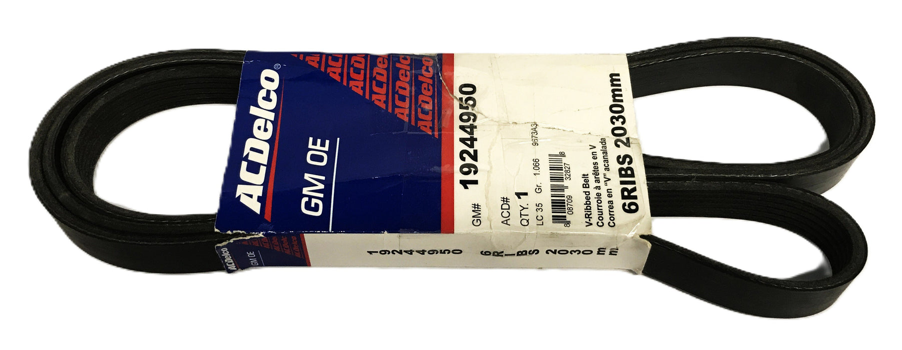 ACDelco Serpentine Drive Belt 19244950 NOS