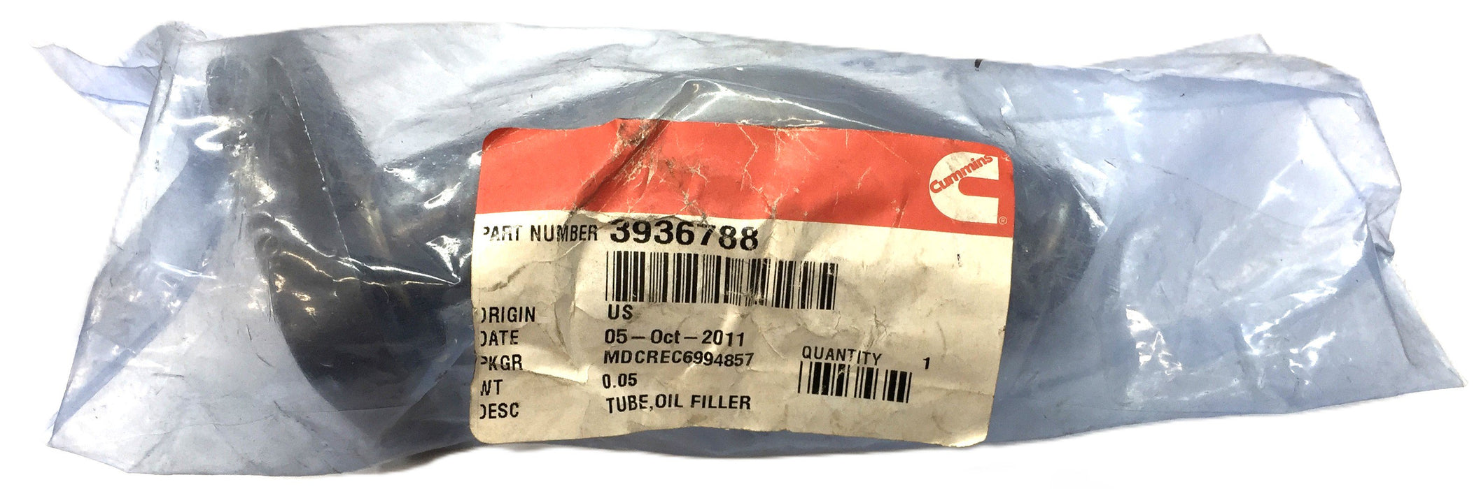Cummins Oil Filler Tube 3936788 NOS