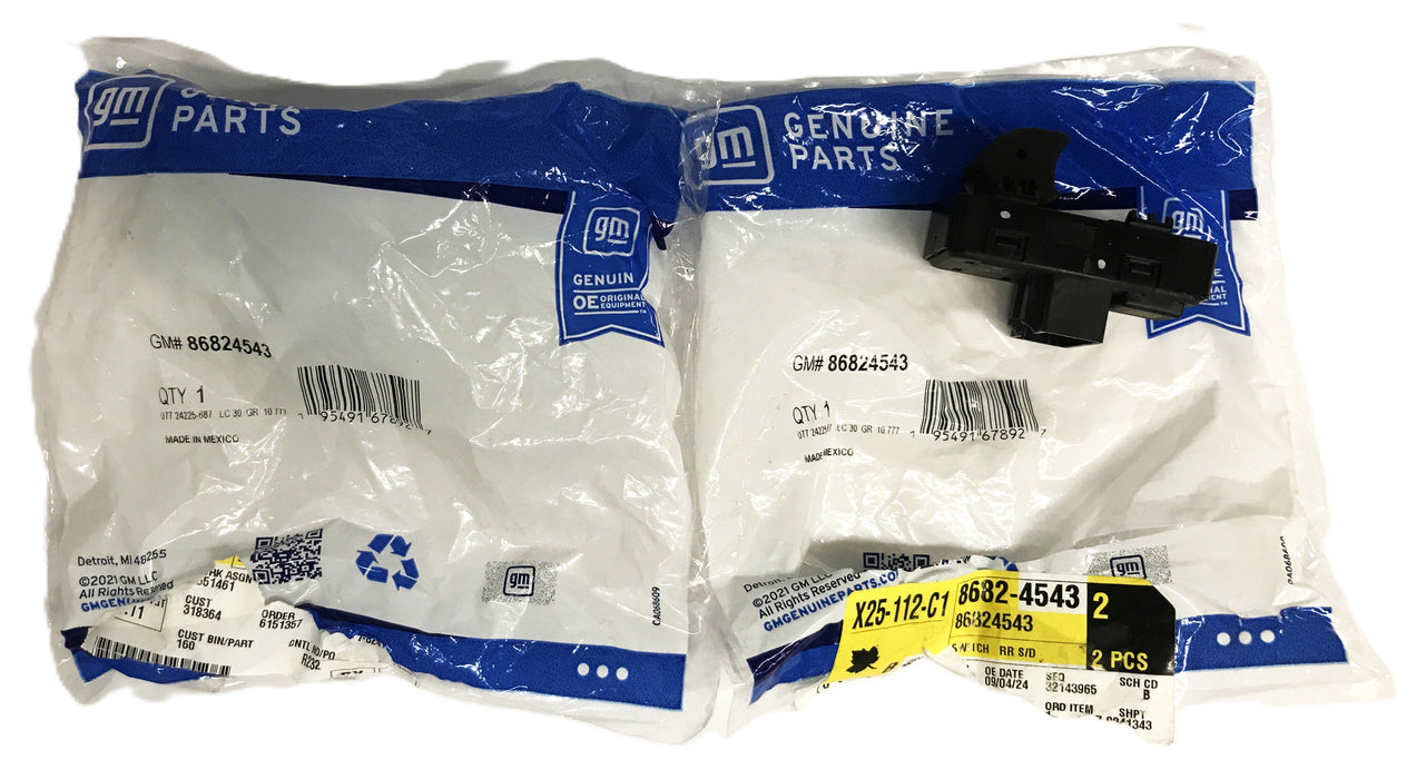 GM Window Control Switch 86824543 [Lot of 2] NOS