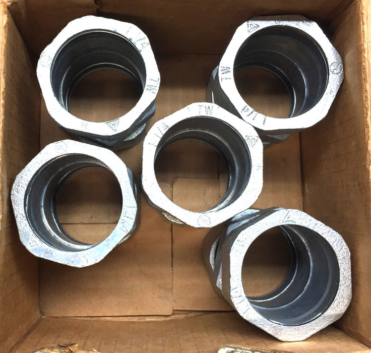 Appleton 1-1/4" Steel EMT Coupling Box 95T125 (5pcs) NOS