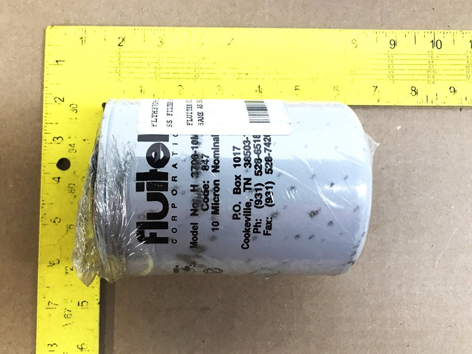 Fluitek Spin-On Hydraulic Filter H3706-10M12T NOS
