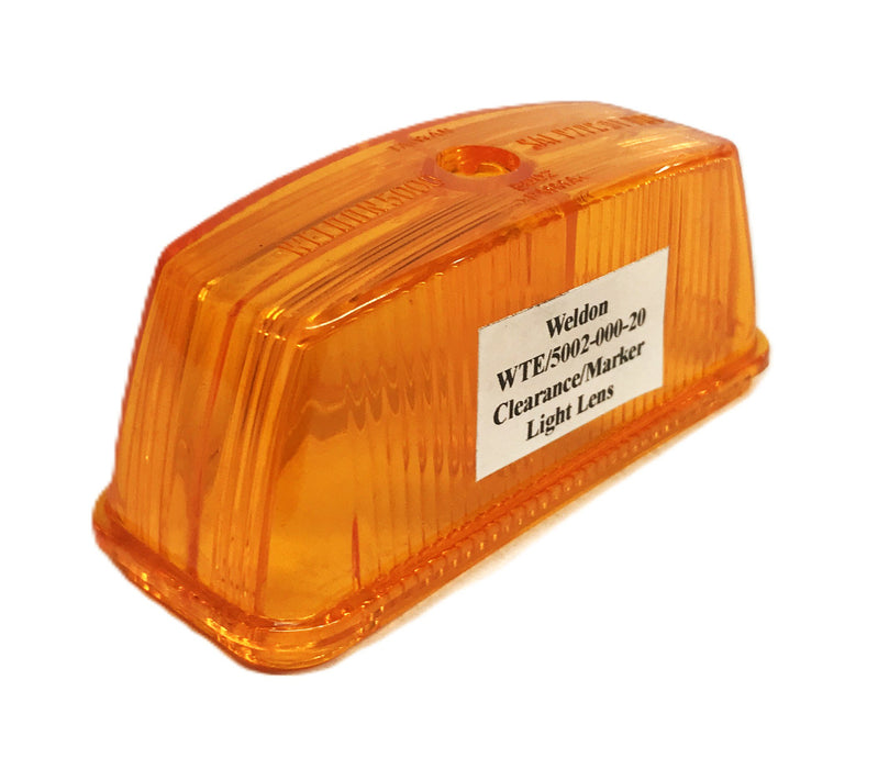 Weldon Amber Clearance Light Lens WTE/5002-000-20 [Lot of 13] NOS