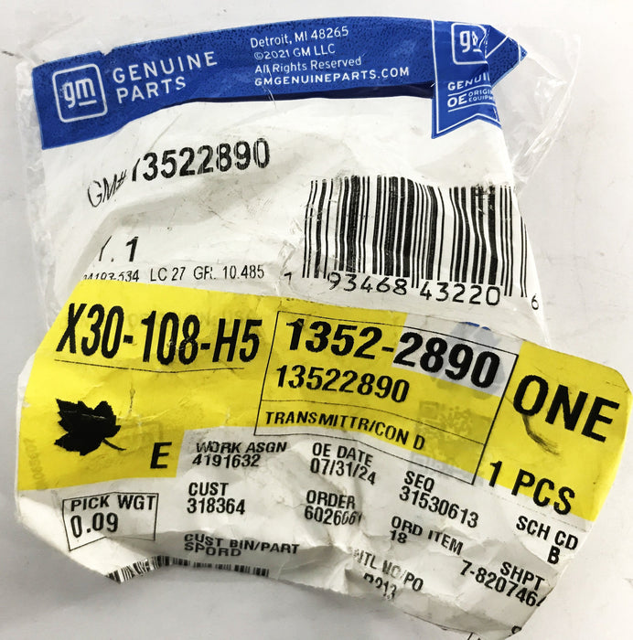 GM Keyless Entry Transmitter 13522890 NOS