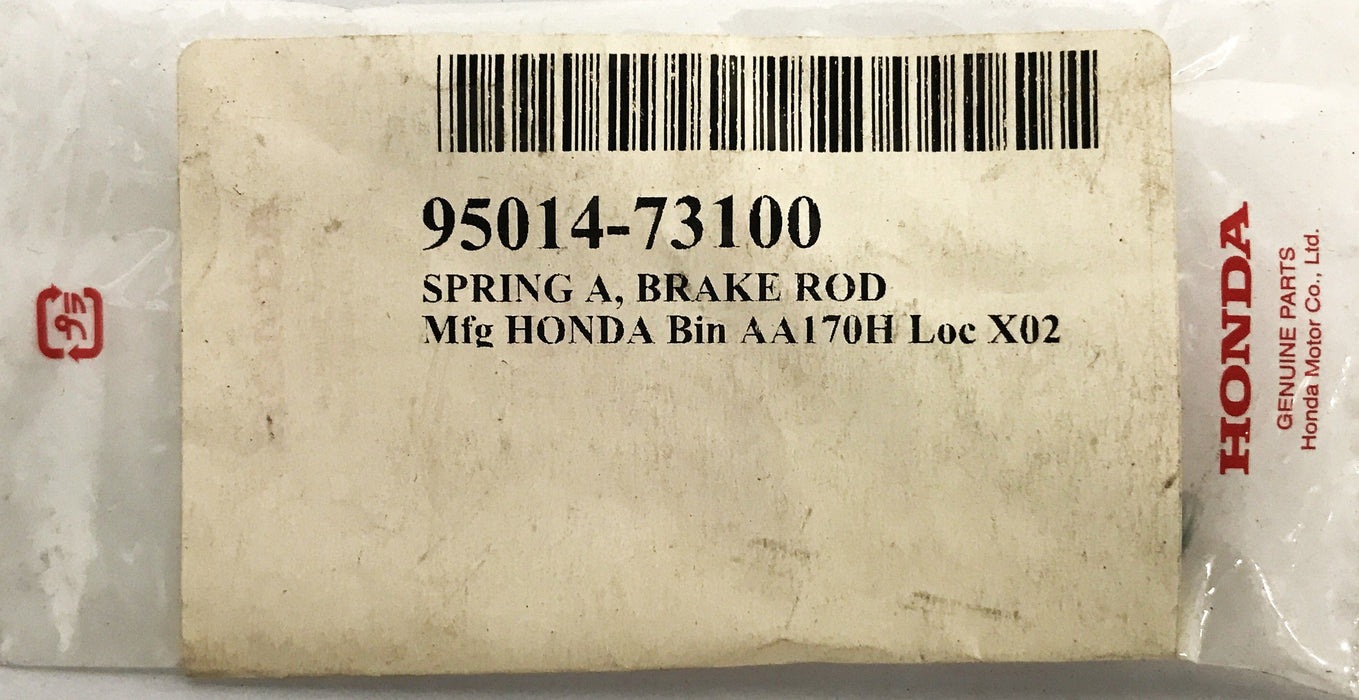 Honda Brake Rod Spring 95014-73100 [Lot of 9] NOS