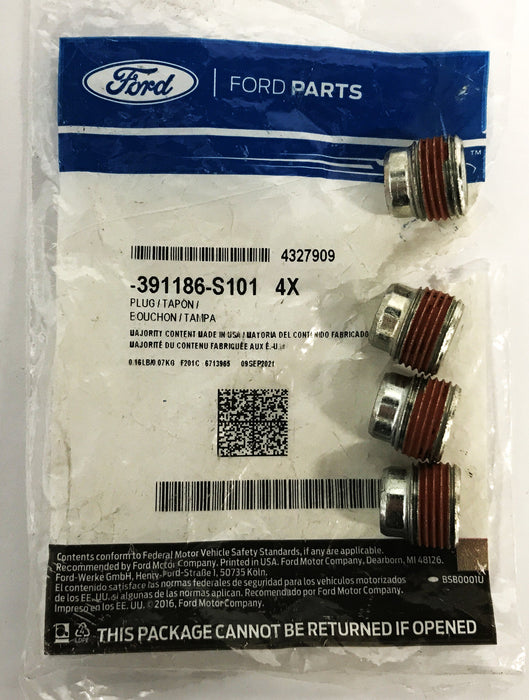 Ford Engine Plug 391186-S101 [Lot of 4] NOS