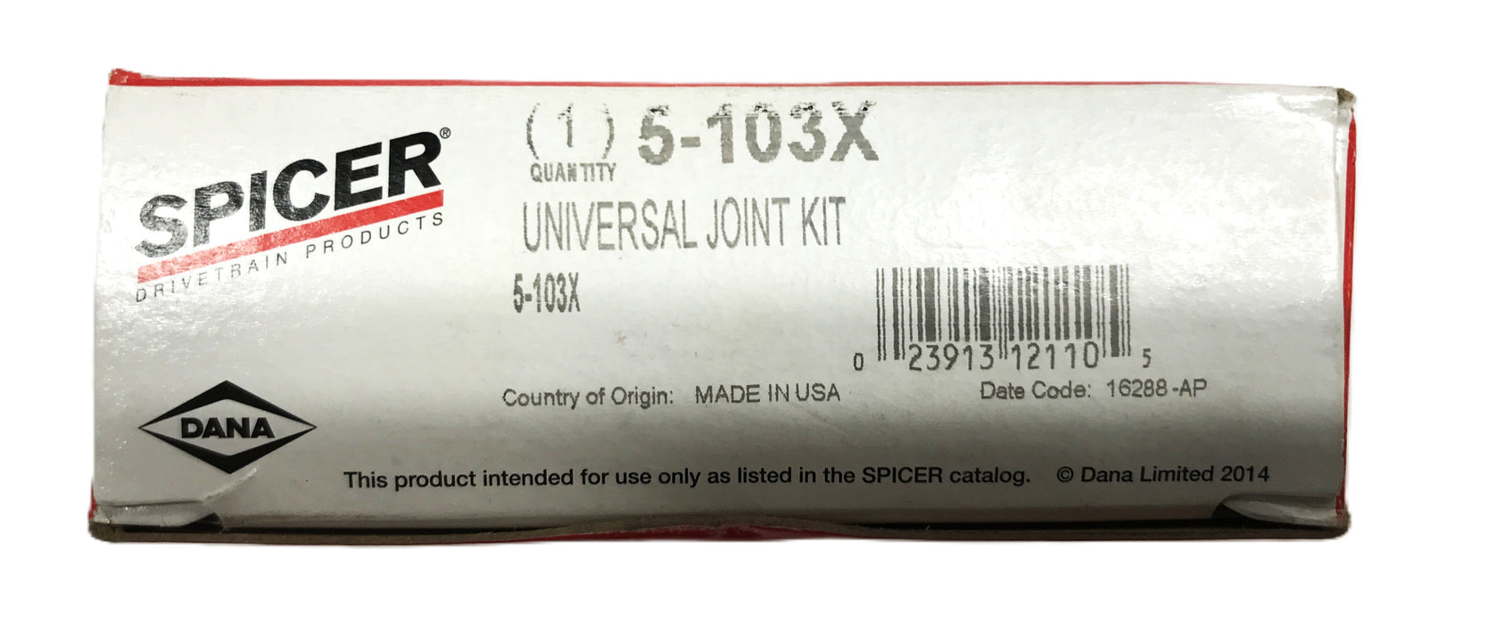 Spicer Universal Joint 5-103X [Lot of 2] NOS