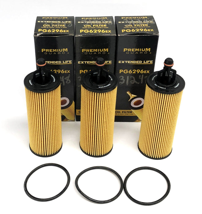 Premium Guard Oil Filter PG6296EX (21MRD13 1723) [Lot of 3] NOS