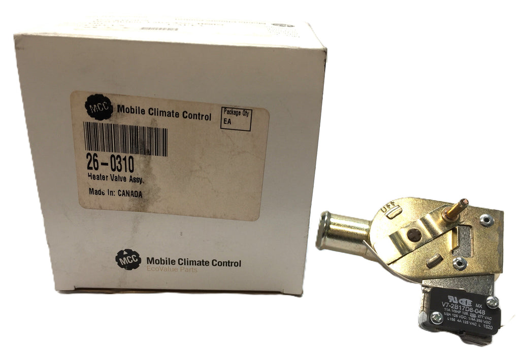 Mobile Climate Control Heater Valve Assembly 26-0310 NOS