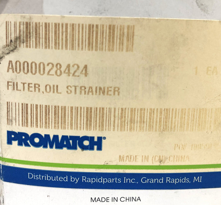 ProMatch Oil Strainer Filter A000028424 NOS