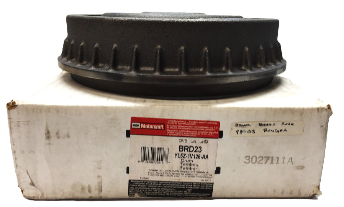 Ford Motorcraft Rear Brake Drum YL5Z1V126AA (BRD-23) NOS