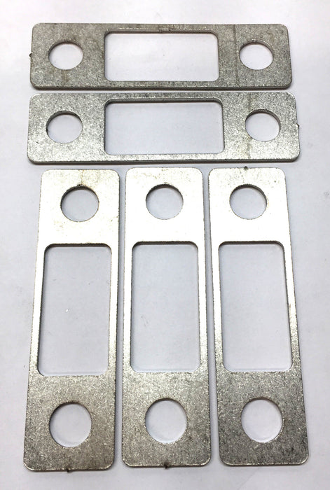Unbranded 3-3/4" x 1-1/8" Sash Locking Latch Strike Plate [Lot of 5] NOS