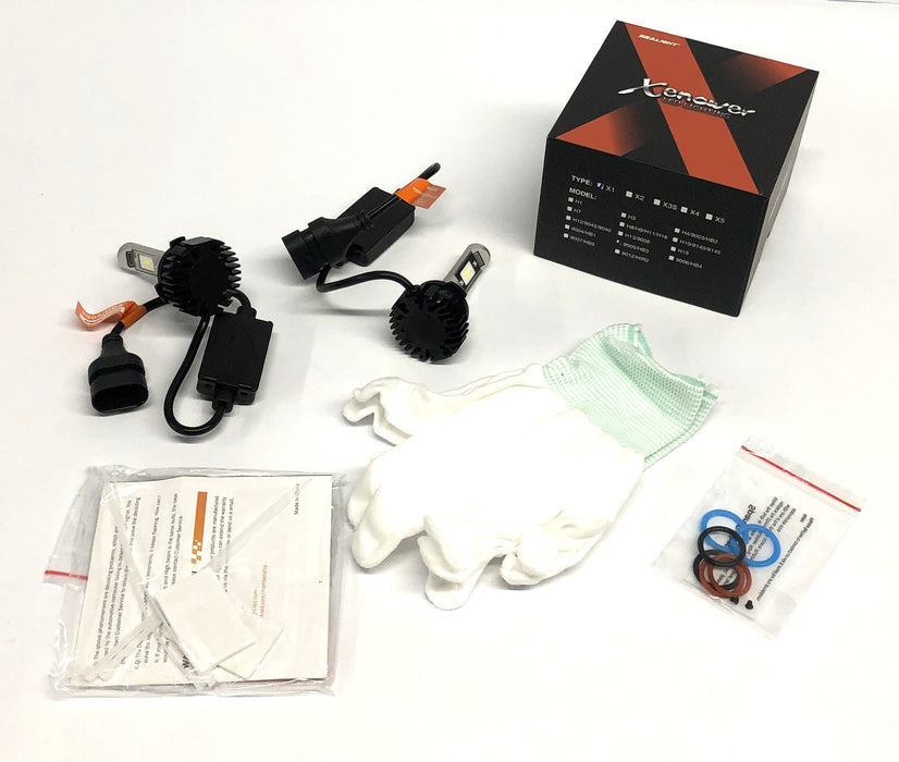 Sealight Xenower LED Head Light Bulbs X1 9005/HB3 NOS