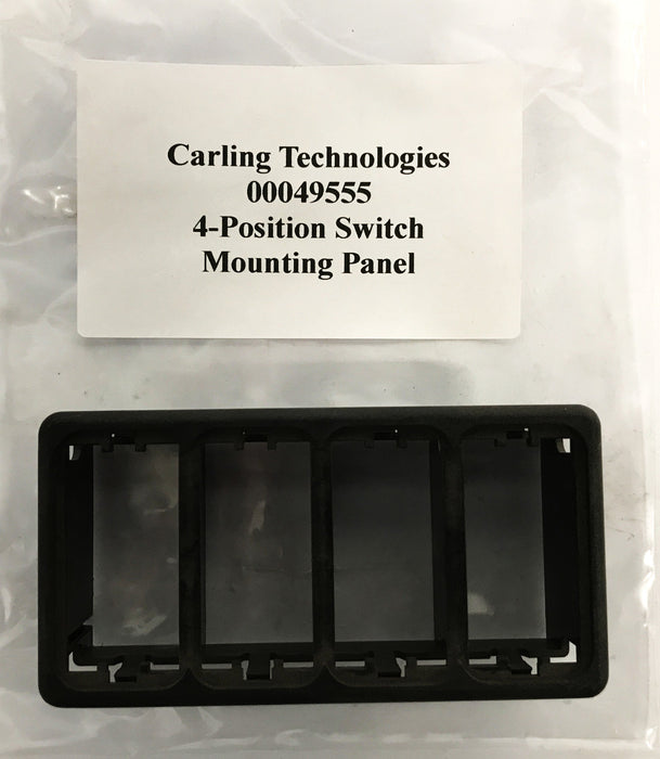 Carling Technologies 4-Position Switch Mounting Panel 00045555 [Lot of 4] NOS