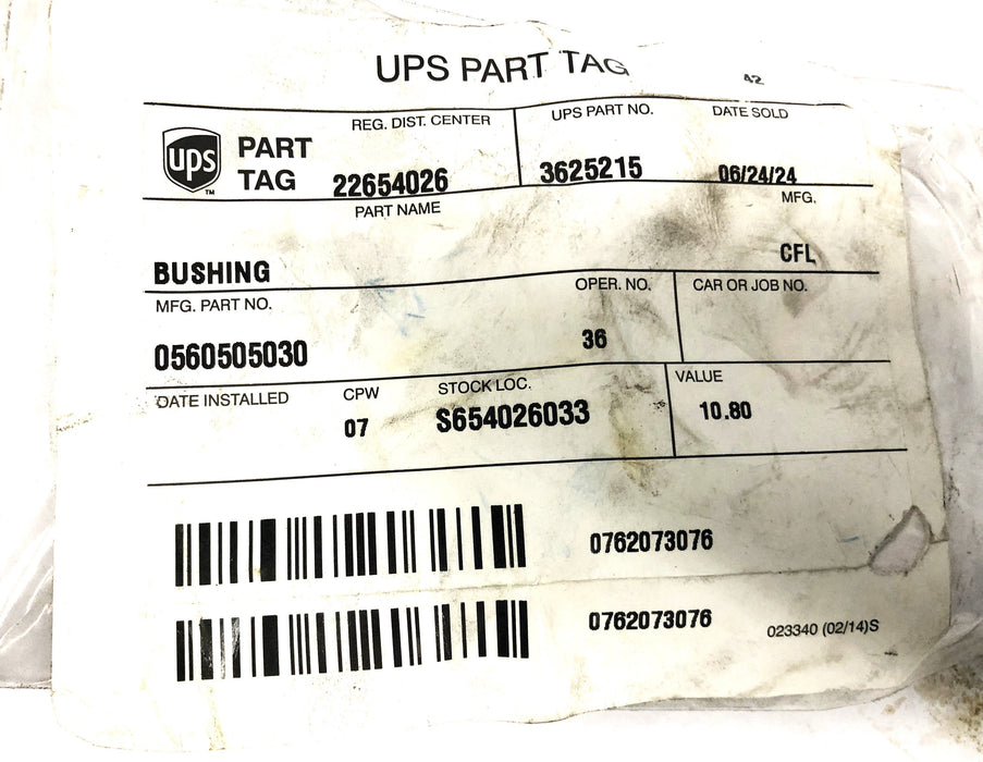 Unbranded CSB-50 5030 Bushing For CAT 0560505030 NOS