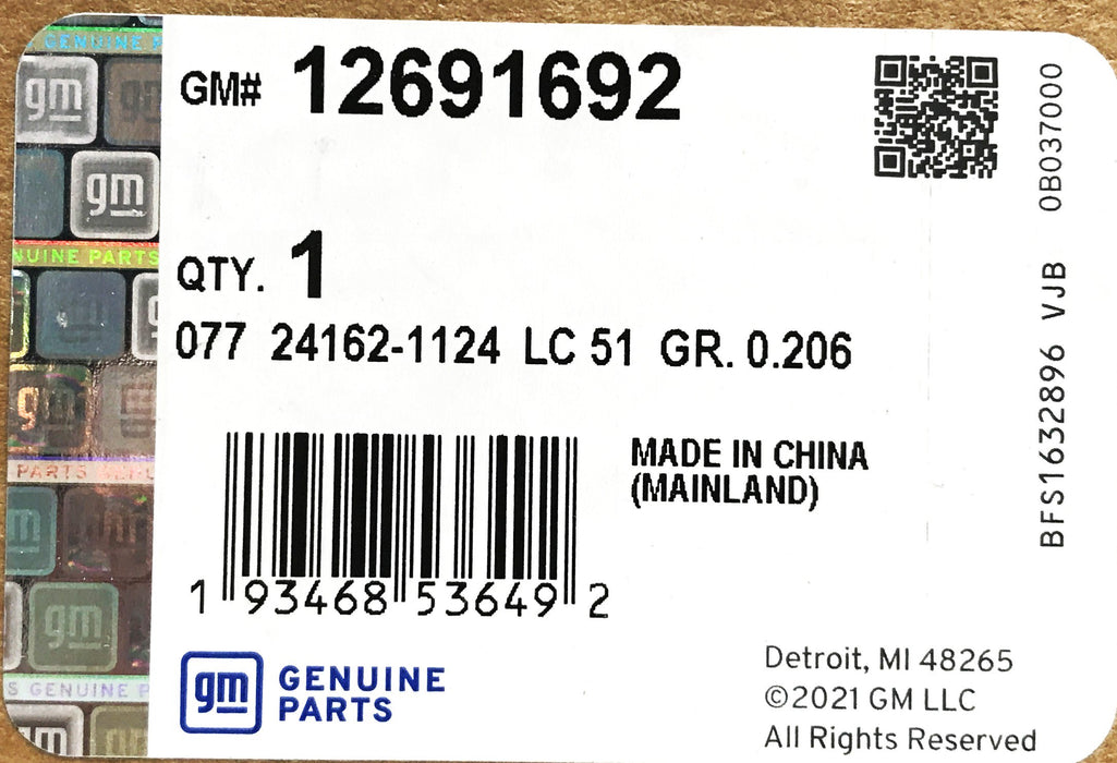 GM Engine Timing Chain Front Cover 12691692 NOS