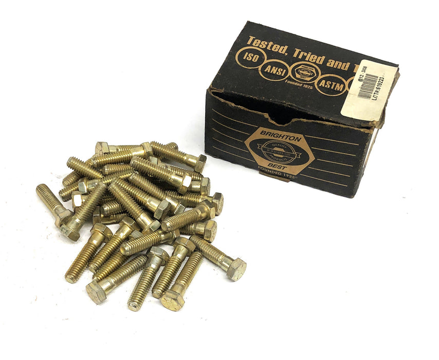 Brighton Best Grade 8 Alloy 3/8-16x1-1/2IN Hex Cap Screw 454142 [Lot of 30] NOS