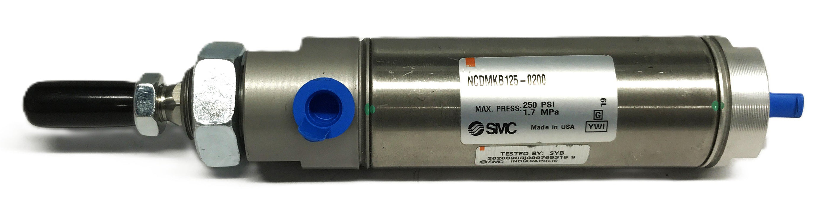 SMC Pneumatic Cylinder NCDMKB125-0200 NOS