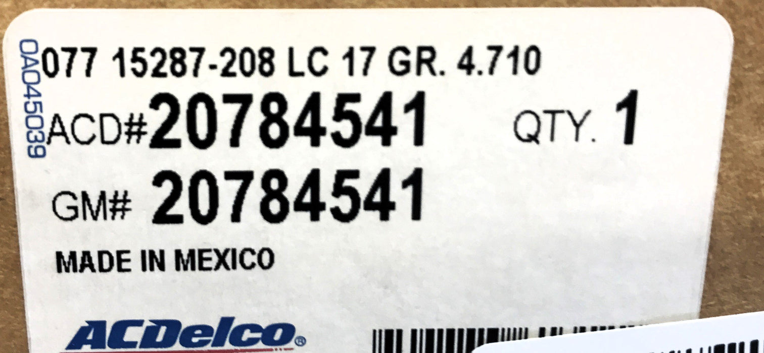ACDelco ABS Wheel Speed Sensor 20784541 NOS