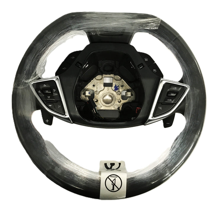 GM Black Leather Steering Wheel Assembly 84744912 NOS