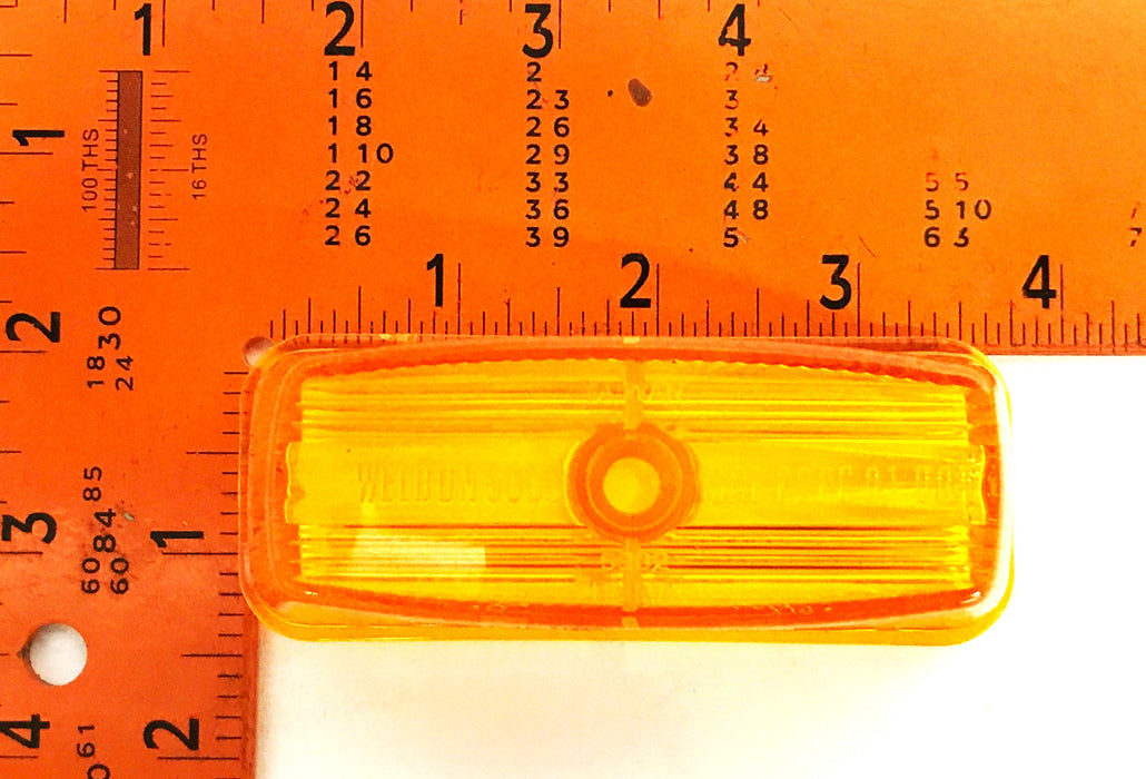 Weldon Amber Clearance Light Lens WTE/5002-000-20 [Lot of 13] NOS