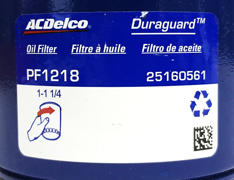 ACDelco GM Engine Oil Filter PF1218 [Lot of 6] NOS