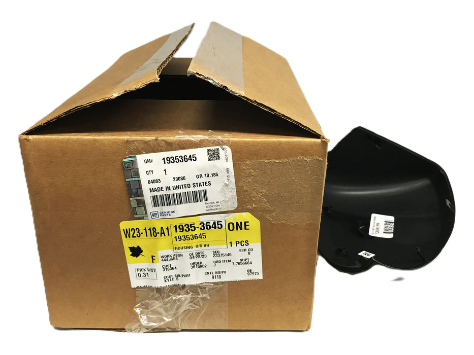GM OEM Driver Side Mirror Cover Cap 19353645 NOS