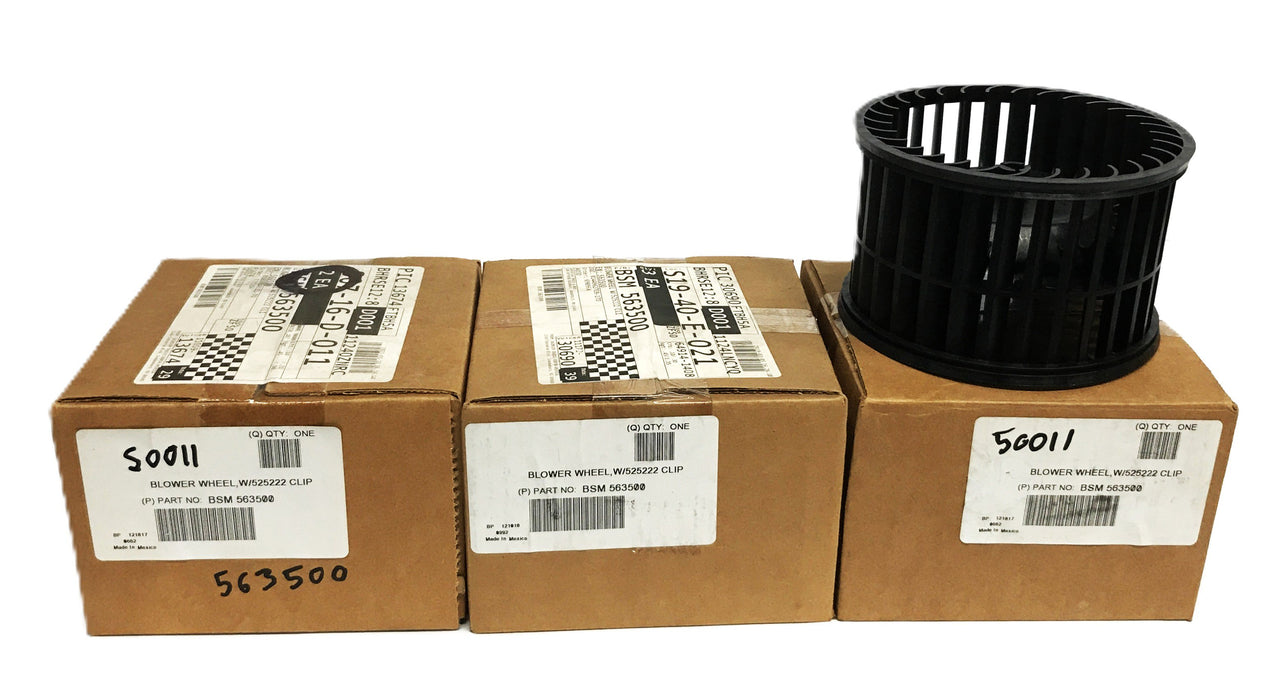 BSM Blower Wheel 563500 [Lot of 3] NOS