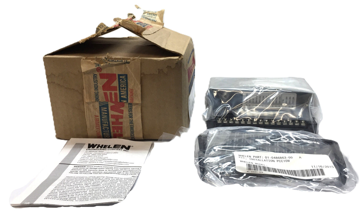 Whelen PCC10W 10-Switch Power Control 01-0686863-00A NOS - GTS SPECIAL
