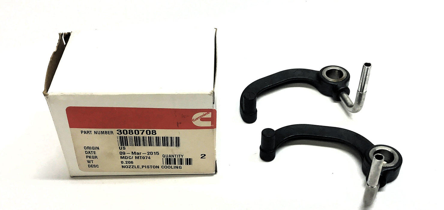Cummins Box of (2) Piston Cooling Nozzle 3080708 NOS