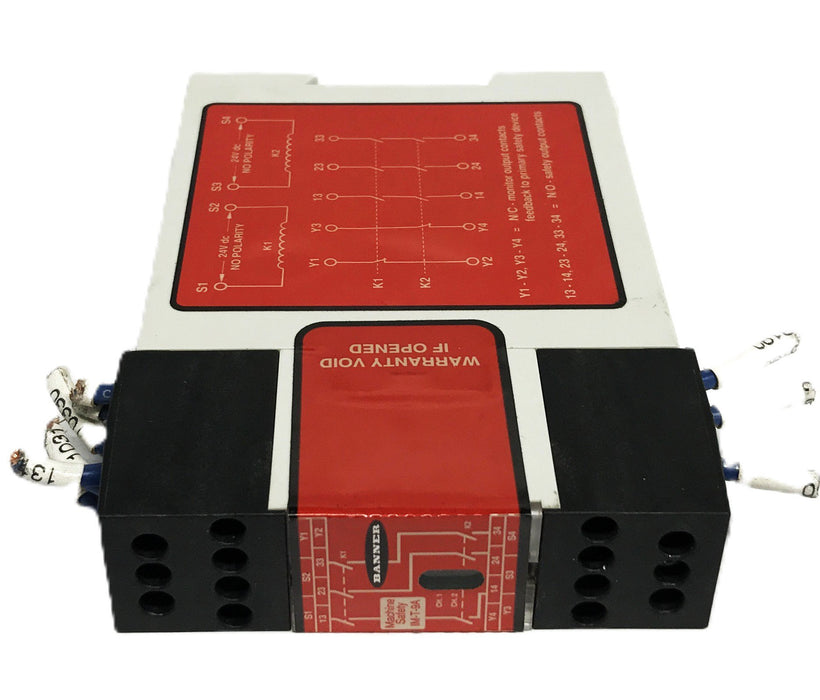 Banner Safety Relay Module 61425-IM-T-9A [Lot of 6] USED