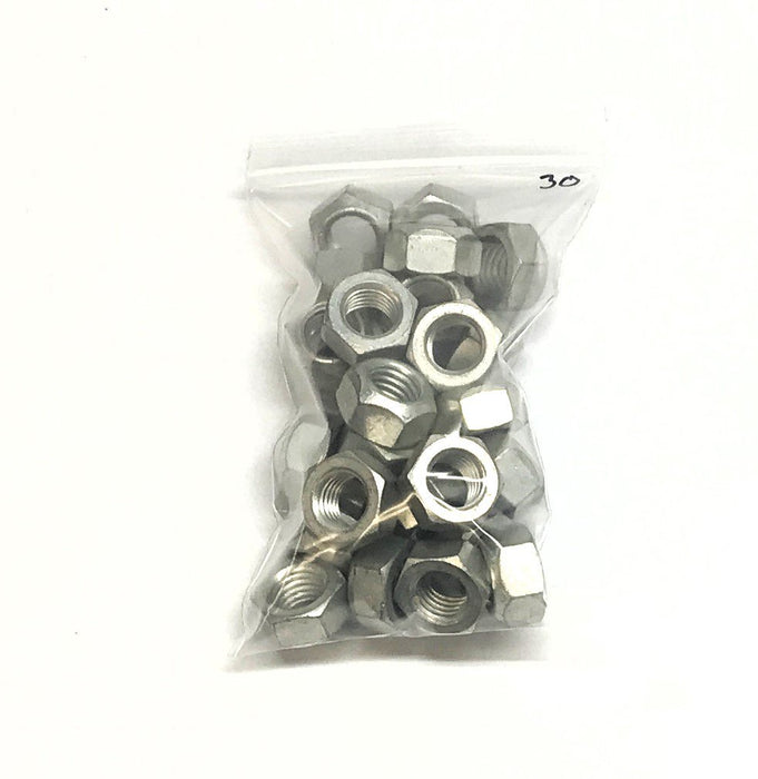 Unbranded 5/8"-11 Hex Nut [Lot of 30] NOS
