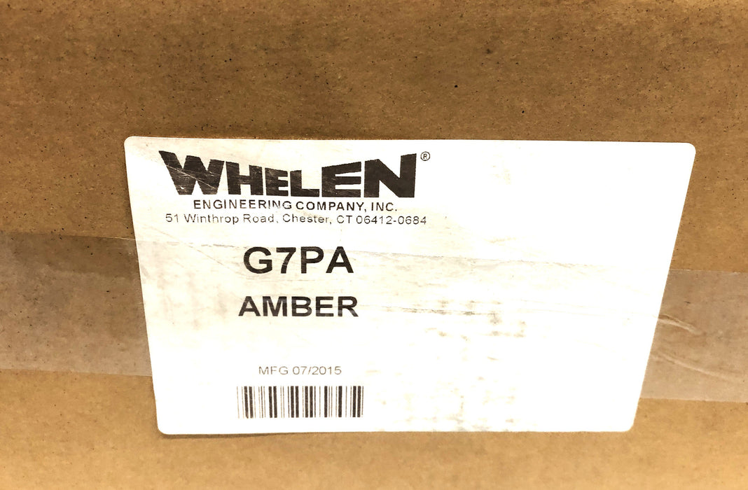 Whelen Amber 2 Rotator Strobe Lightbar G7PA NOS - GTS SPECIAL
