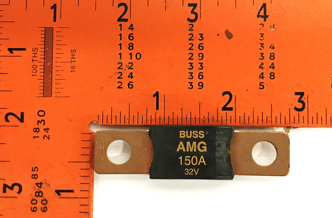 Cooper Bussmann 150-amp 32-volt Fuse AMG-150 [Lot of 3] NOS