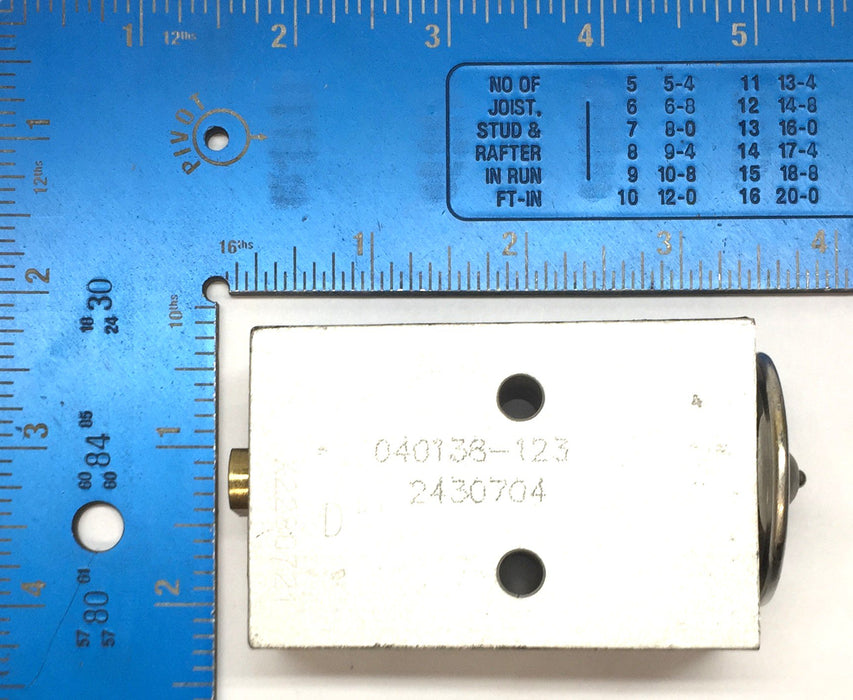 Unbranded Expanded Valve Block 040138-123 NOS