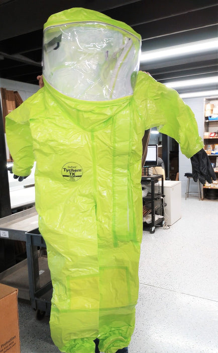 Dupont TK 554 TLY 2X 000100 Tychem TK Commander Level A Suit TychemTK 2XL NOS