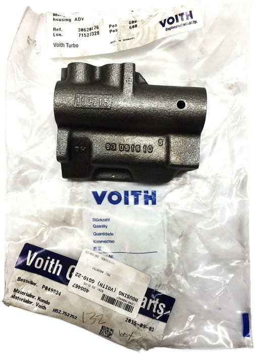 Voith Air Compressor Valve Head Plate/Cylinder Head H52.752752 NOS