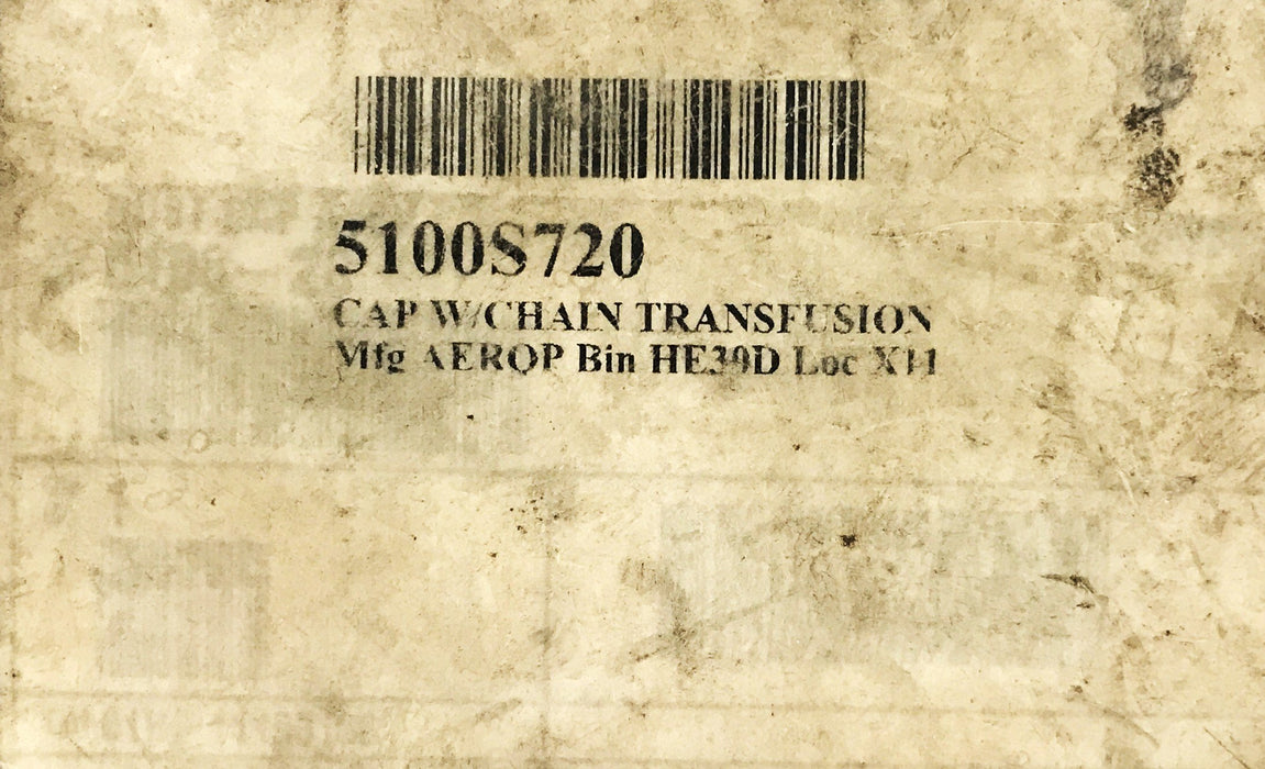 Eaton Low-Spill Hydraulic Dust Cap with Chain 5100S720 NOS