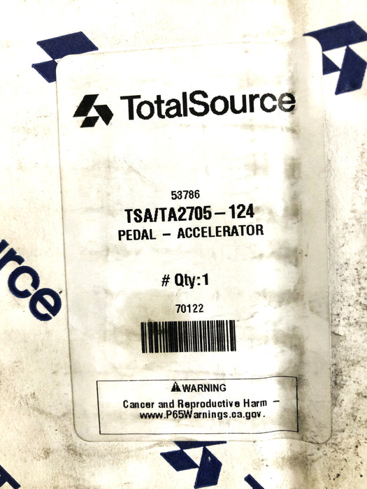 Total Source Accelerator Pedal For Taylor-Dunn TA2705-124 NOS