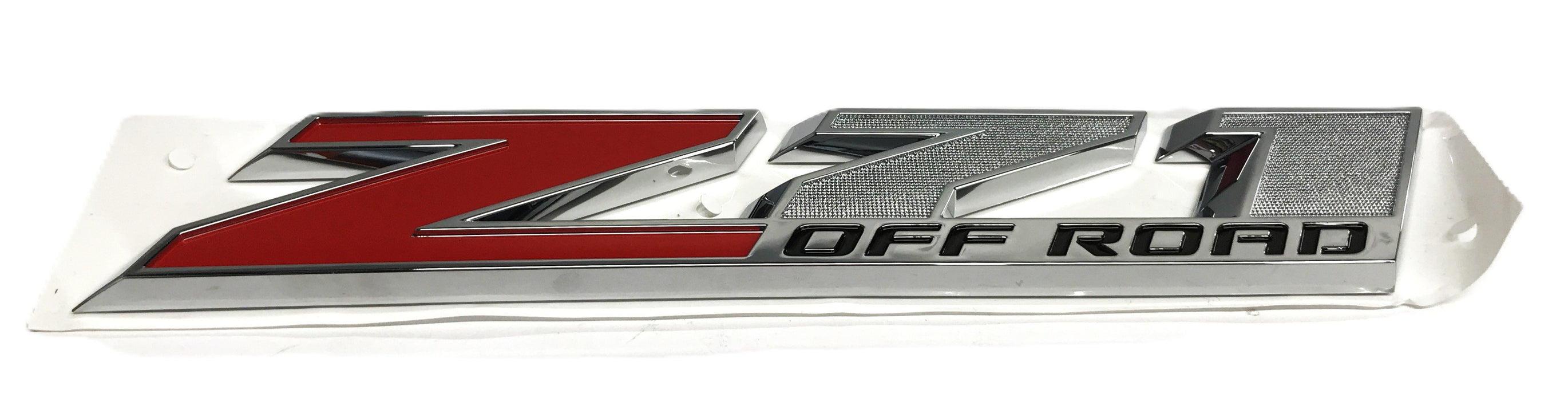 GM "Z71 OFF ROAD" Chrome Nameplate 23465289 NOS