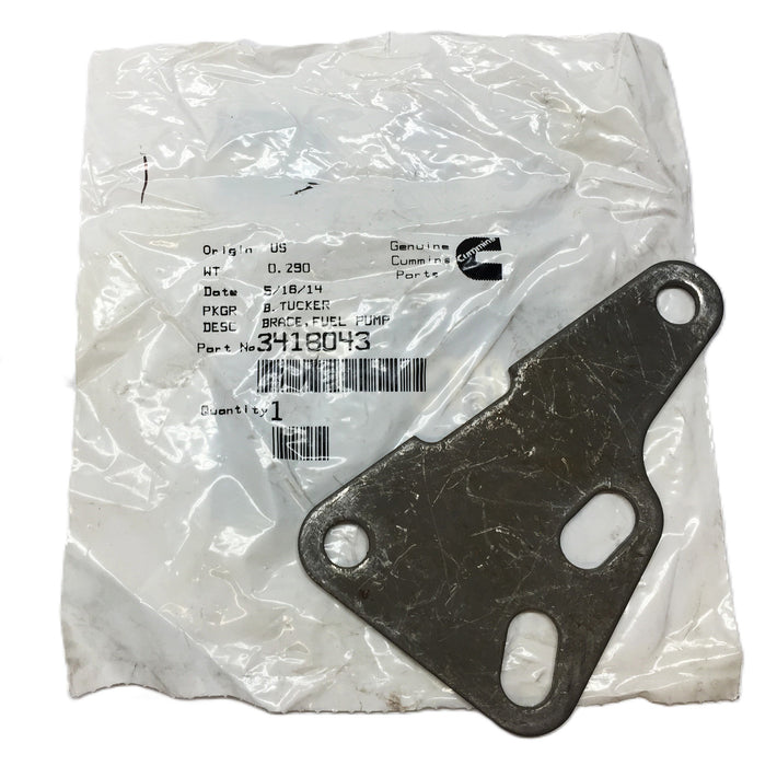 Cummins Fuel Pump Brace 3418043 NOS