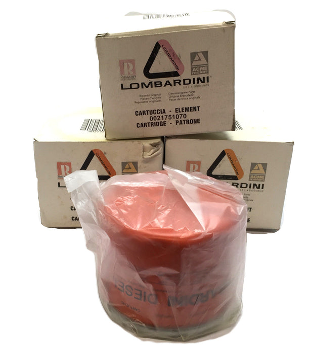 Lombardini Diesel Oil Filter 0021751070 [Lot of 3] NOS