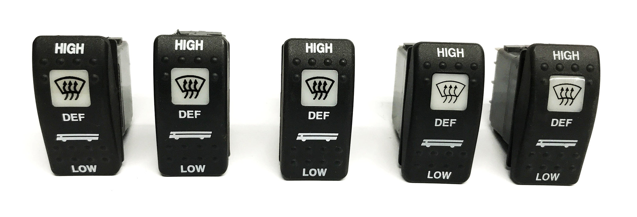 Thomas Built School Bus Defrost Rocker Switch 52003129 [Lot of 5] NOS