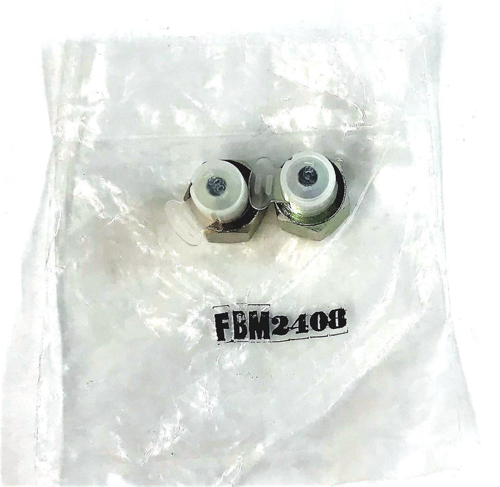 AEROQUIP AIR/FUEL DELIVERY REDUCER AN FLARE SWIVEL FBM2408 [LOT OF 2] NOS