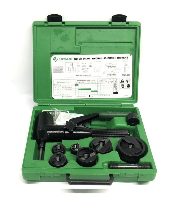 Greenlee 1/2-2 Inch Quick Draw 90 Hydraulic Punch Driver 7906SB USED