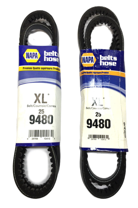 Napa XL Cogged Drive Belt 9480 [Lot of 2] NOS