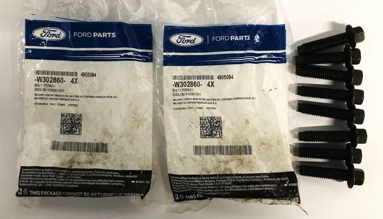Ford OEM M8 X 33MM Bolt W302860 [Lot of 8] NOS